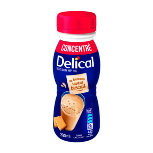 visuel de la bouteille de la boisson concentrée saveur biscuit