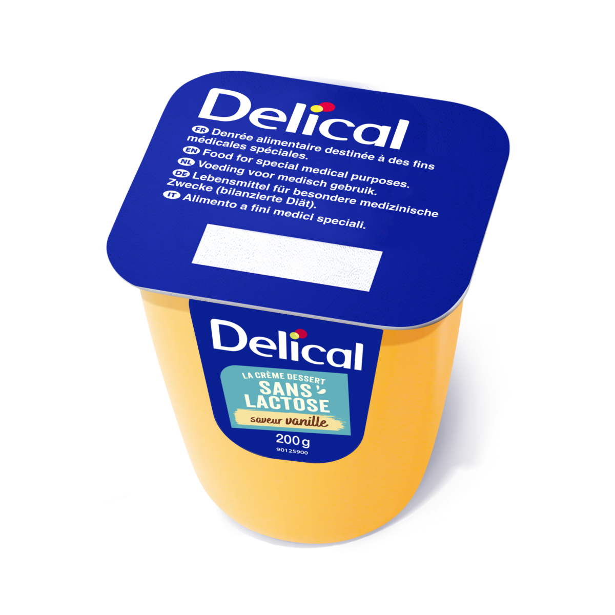pot crème sans lactose saveur vanille